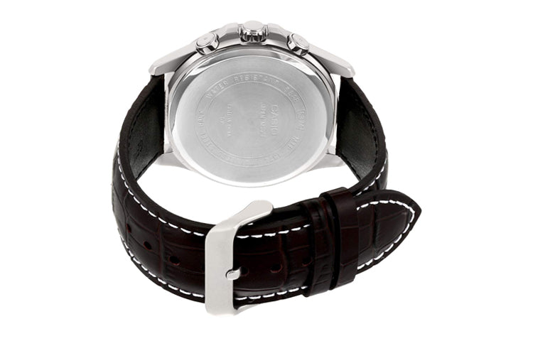 CASIO ENTICER Series Retro Leather Strap Water Proof Men's Waterproof Mens Brown Analog MTP-1374L-7AV