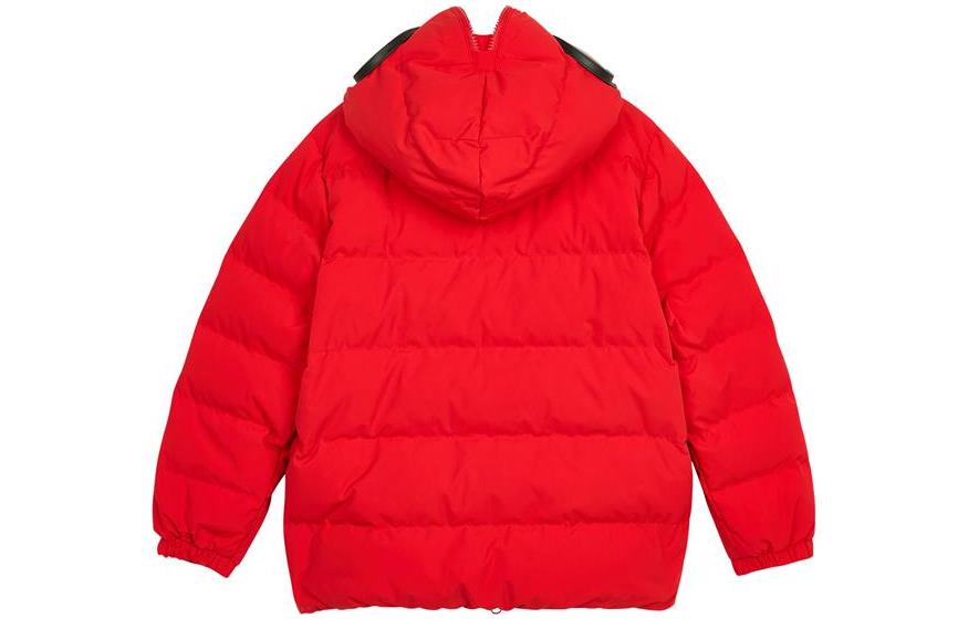 (GS) Skechers Logo Printed Down Jacket 'Red Black Blue Green' L321B089