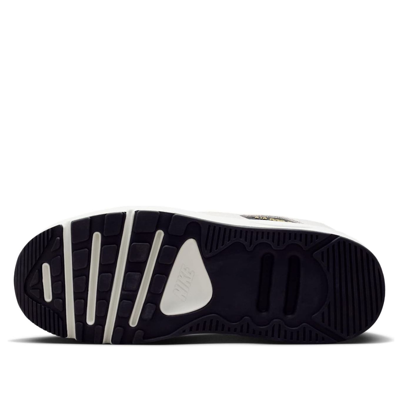 (WMNS) Nike Air Max 90 LV8 'White Metallic Gold Black' HQ3497-100