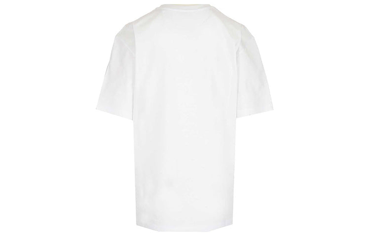FENDI Sequin With Logo Short Sleeve White FS7011-A5HU-F0ZNM