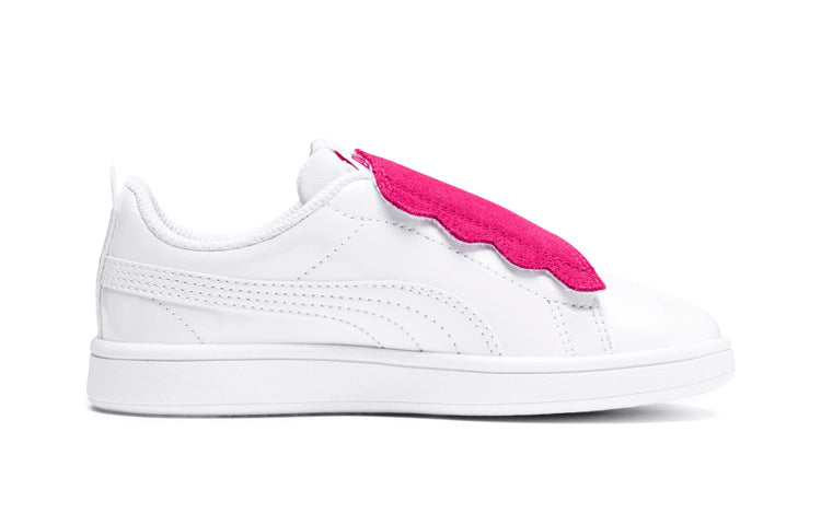 (PS) PUMA Smash Wns Bff Patent Sports Shoes White 370535-01