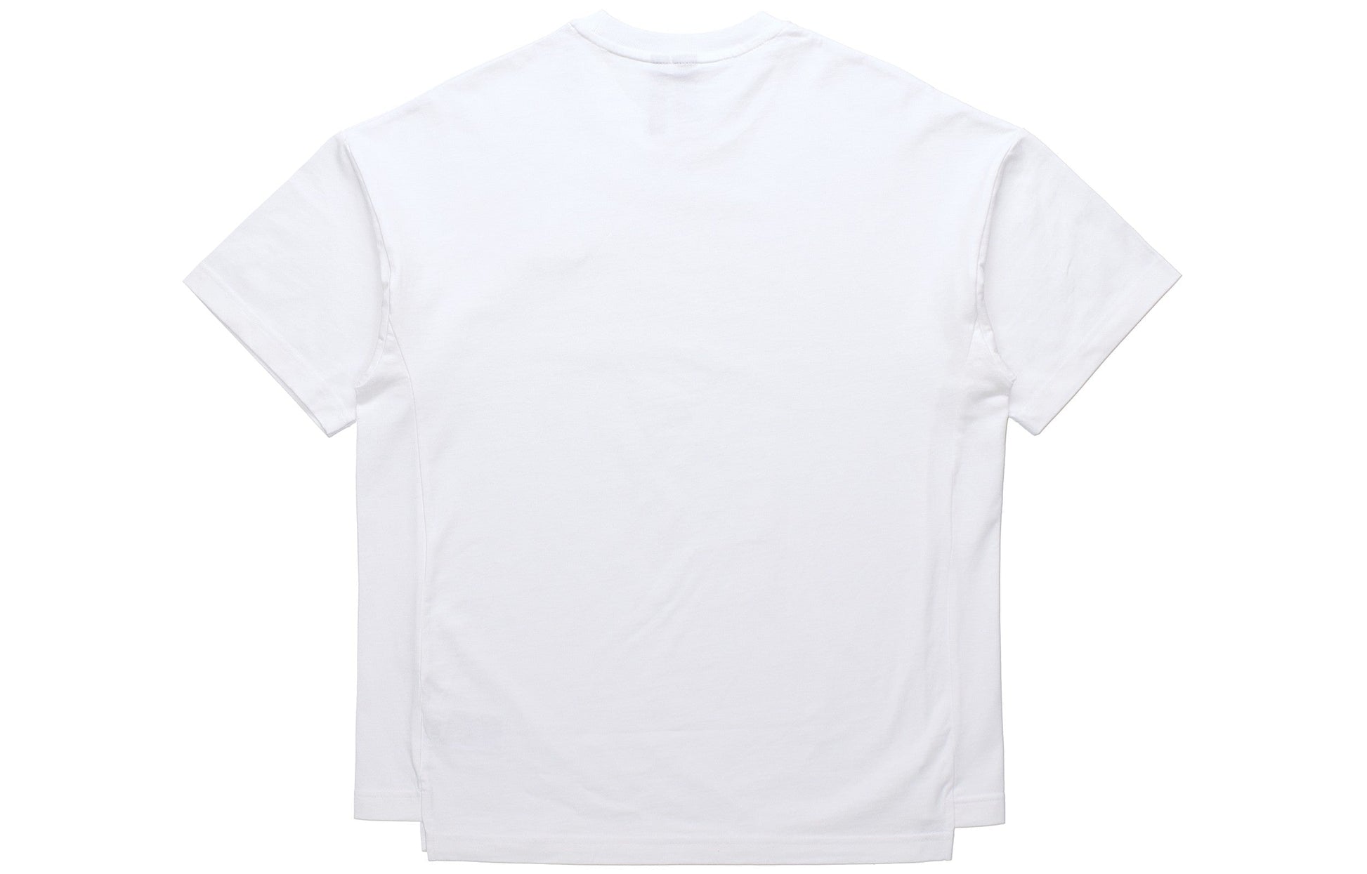 adidas Solid Color Round Neck Sports Short Sleeve White HA3646