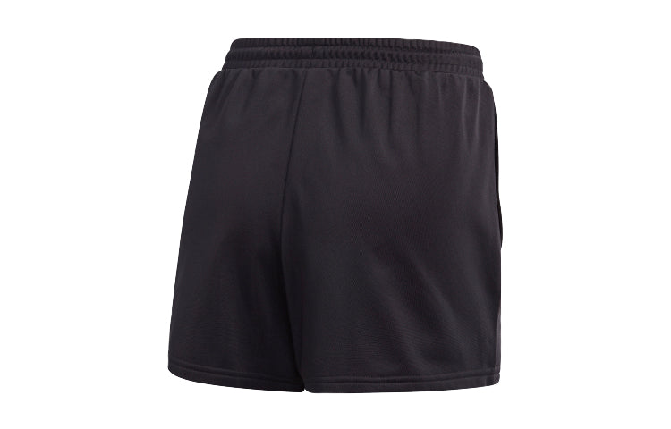 (WMNS) adidas originals Shorts Casual Lacing Sports Black GJ6587