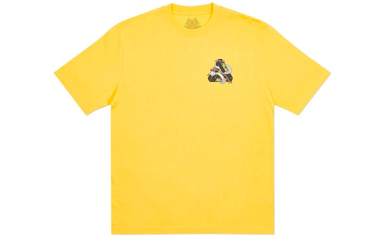 PALACE Hesh Mit Fresh Logo Short Sleeve Unisex Yellow PAL-FW20-07
