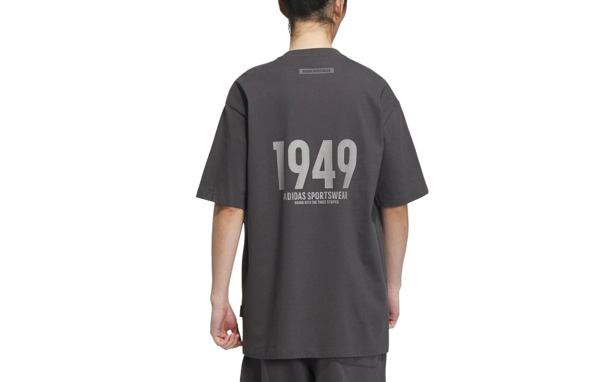 adidas Verbiage T-Shirts 'Grey White' IP3925