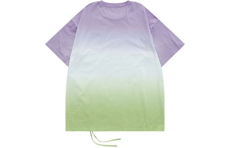 (WMNS) Fila Gradient Loose Drawstring Sports Short Sleeve Purple T11W121120F-VT