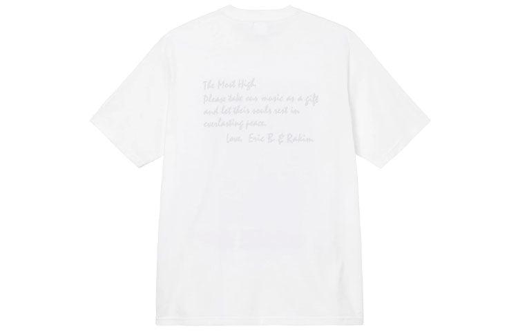 Stussy Unisex FW21 Follow The Leader Printing Round-neck White 3903752