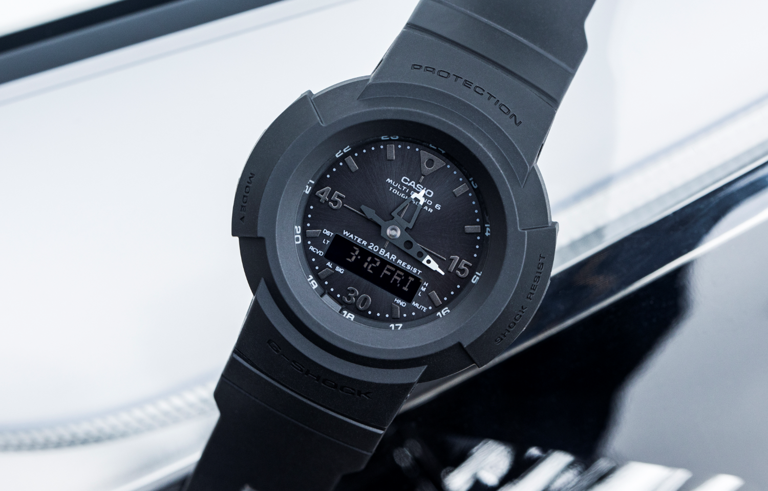 CASIO G-Shock Analog-Digital 'Black' AWG-M520BB-1APR