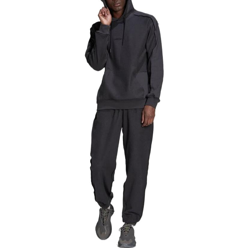 Men's adidas Solid Color Bundle Feet Casual Sports Pants/Trousers/Joggers Japanese Version Dark Grey HP0434