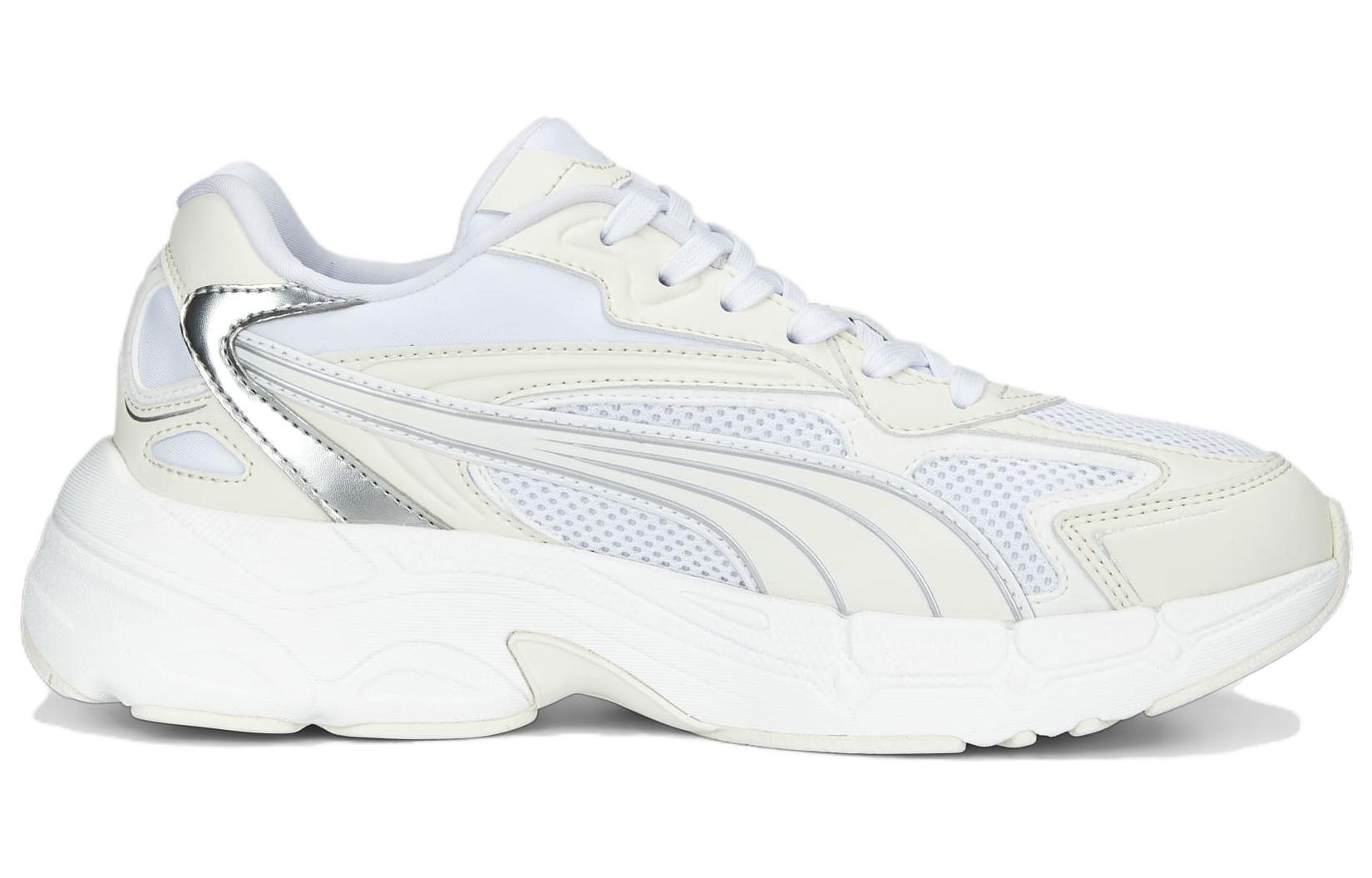 (WMNS) PUMA Teveris Nitro 'Metallic - Warm White' 391098-01