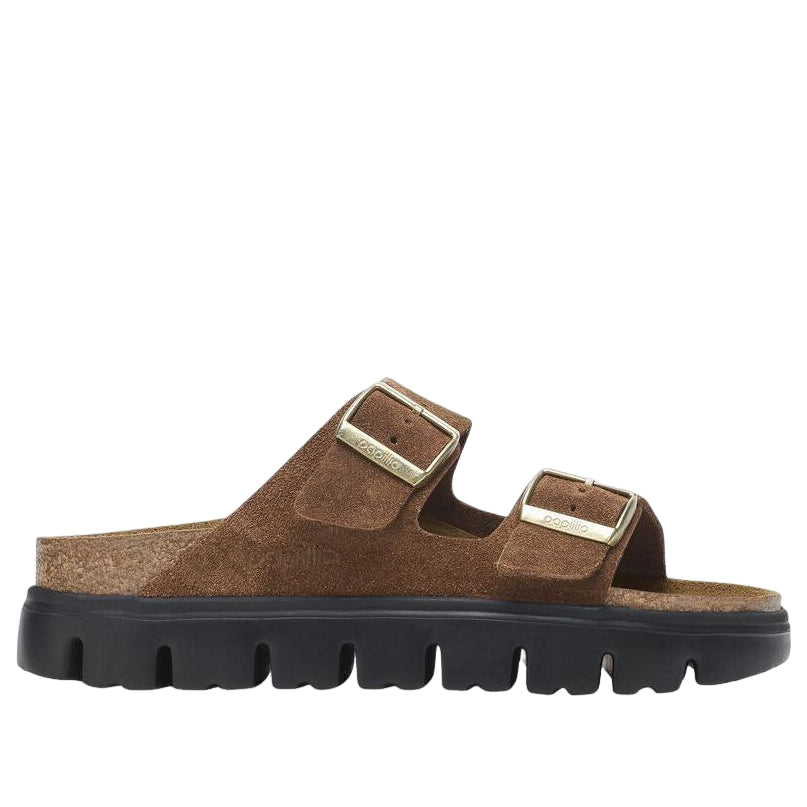 Birkenstock Arizona Chunky Suede Leather 'Dark Tea Black' 1028389