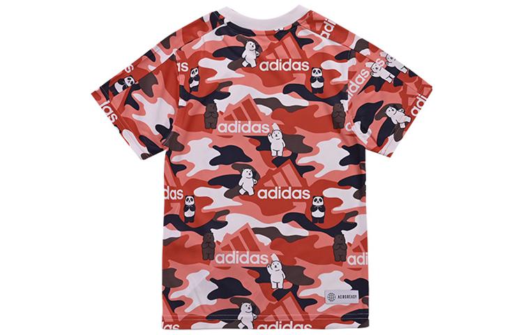 (PS) adidas Polyester T-Shirt 'Pink Red' IA8213