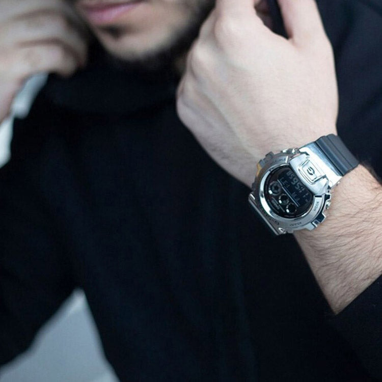CASIO G-Shock Digital 'Black Silver' GM-6900-1