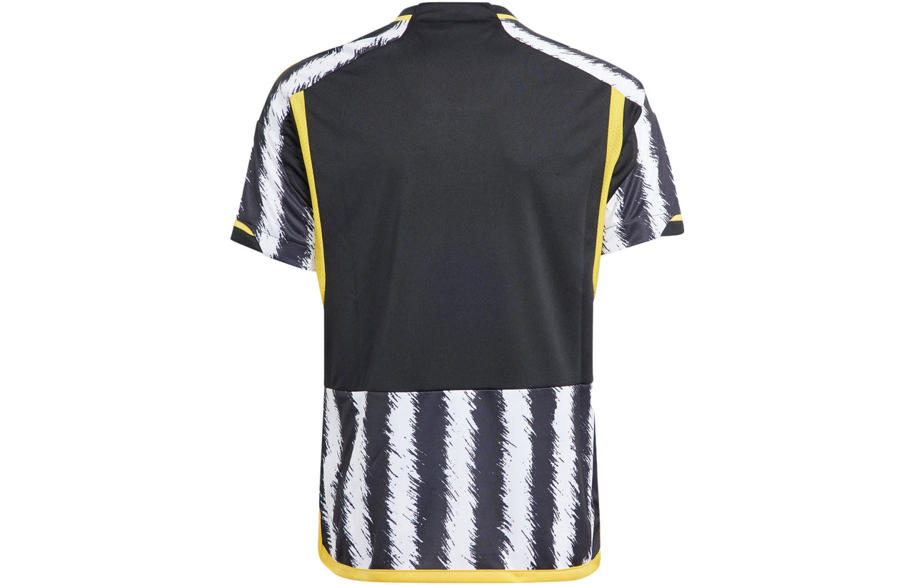 (GS) adidas Juventus 23/24 Home Jersey 'Black White' IB0490