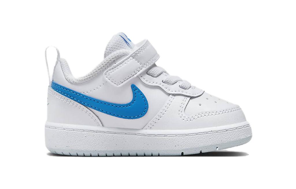 (TD) Nike Court Borough Low 2 'White Photo Blue' BQ5453-123