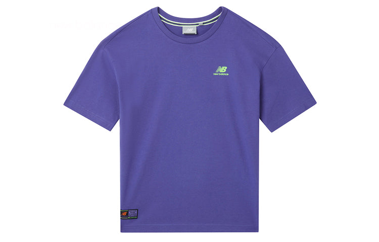 (WMNS) New Balance Short Sleeve Purple NEA25012-PUR2
