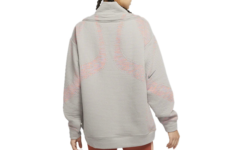 (WMNS) Nike City Ready Training Pullover Tops Gray CU5125-016