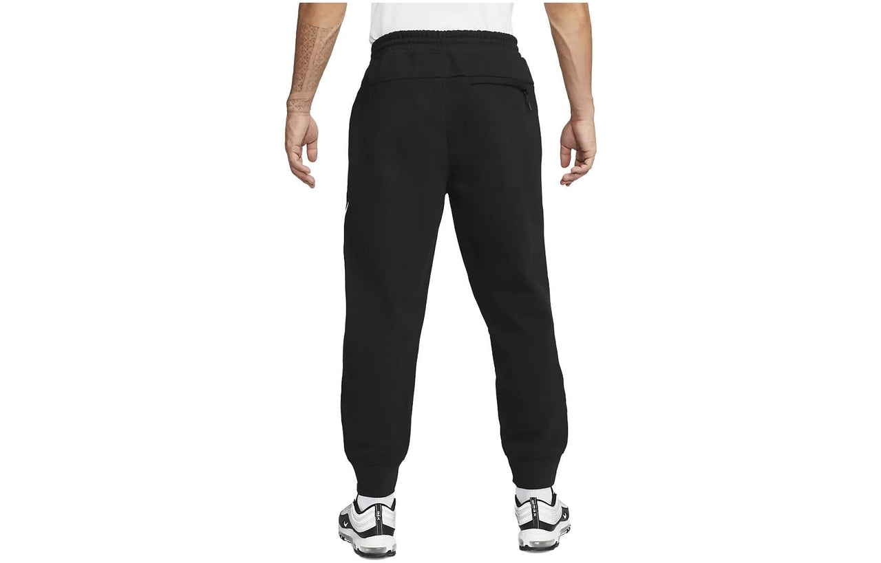 Nike Sportswear Big Swoosh Sweatpants Asia Sizing 'Black White' DX0565-010