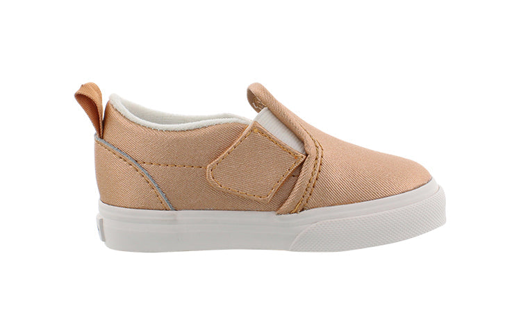 (TD) Vans Slip-On V 'Metallic Leather - Light Copper' VN0A3488U4W