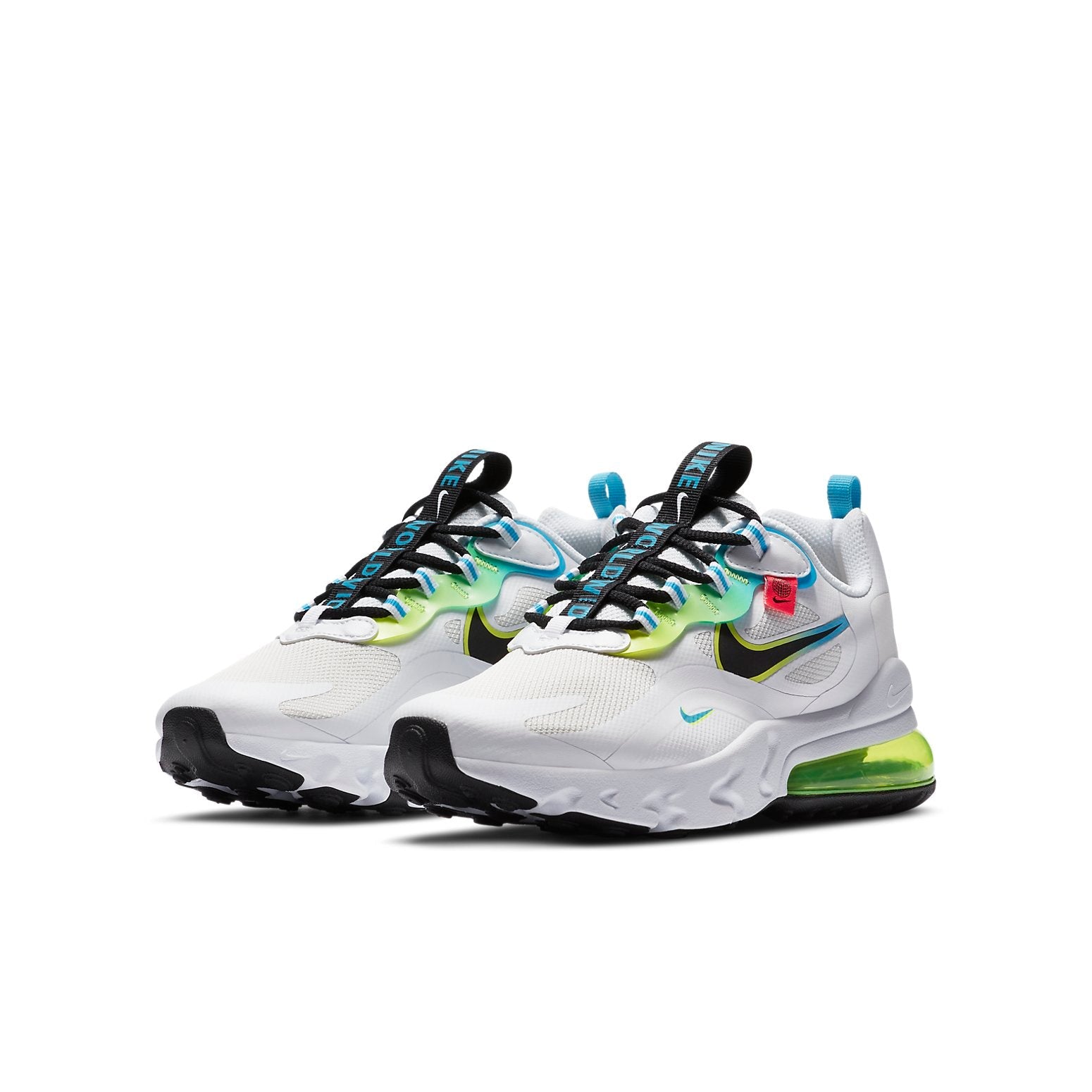 (GS) Nike Air Max 270 React 'Worldwide Pack - White' DB4676-100