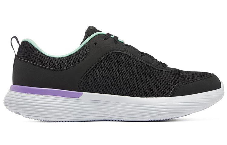 (WMNS) Skechers Go Run 400 V2 'Black White Purple' 128194-BKLB