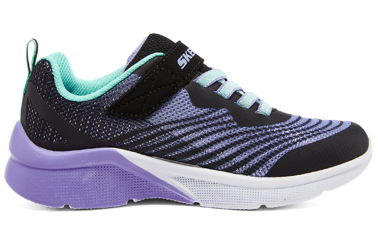 (GS) Skechers Girls Microspec Rejoice Racer 'Black Multi' 302349L-BKMT