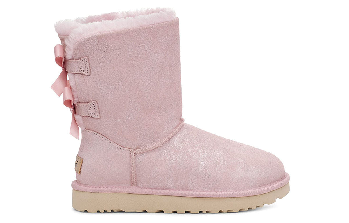 (WMNS) UGG Bailey Bow II Fleece Lined Pink 1112532-PCD