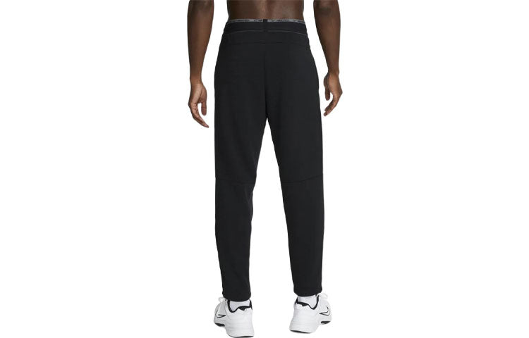 Nike Pro Men's Fleece Fitness Trousers 'Black Iron Grey' DV9910-010