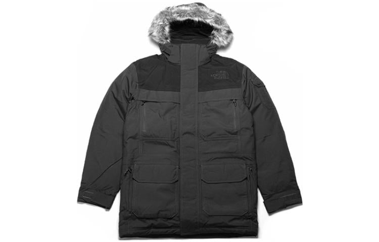 Men's THE NORTH FACE McMurdo Parka III Hooded Jacket Gray NF0A33RFTLY