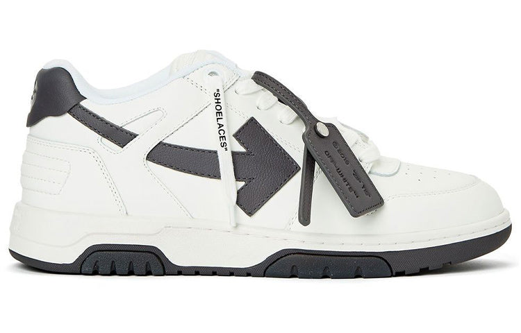 Off-White Out Of Office Calf Leather Sneaker 'White Black' OMIA189S23LEA0010107