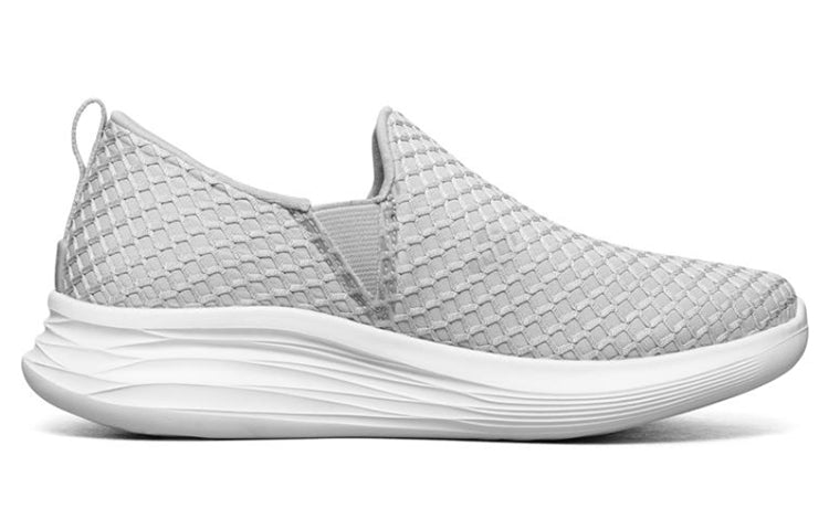(WMNS) Skechers You Wave Running Shoes Gray/White 132000-GRY
