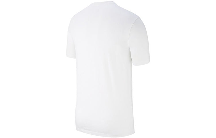 Air Jordan Pattern Printing Round Neck Short Sleeve White AO0688-100