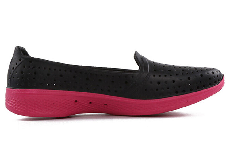 (WMNS) Skechers H2 Go Loafers Black/Pink 14690-BKHP