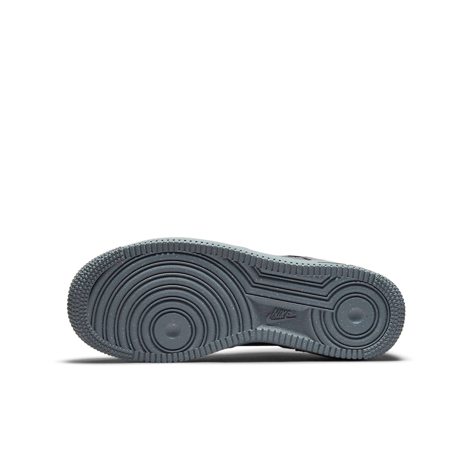 (GS) Nike Air Force 1 Low 'Cut Out Swoosh - Smoke Grey' DQ1097-001