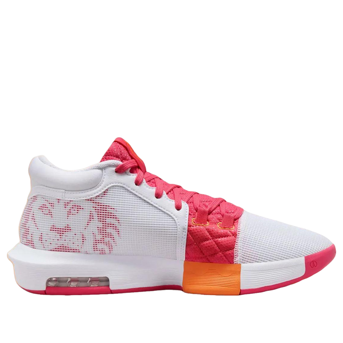 Nike LeBron Witness 8 'White Bright Mandarin Pink' FB2239-104