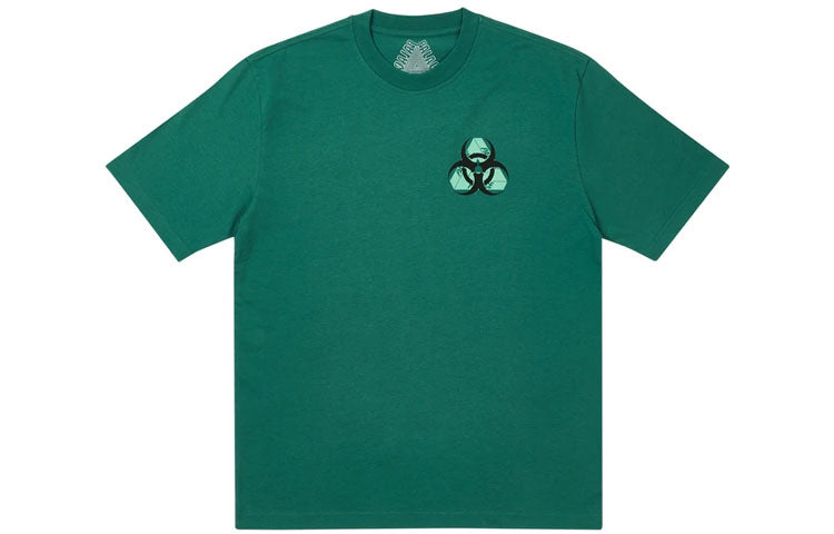 PALACE BIO HAZARD T-SHIRT GREEN Triangle Back Pattern Logo Short Sleeve Unisex P20TS150