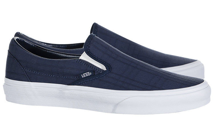 Vans Classic Slip-On Casual Skateboarding Shoes Unisex Blue VN0A4U38WVC
