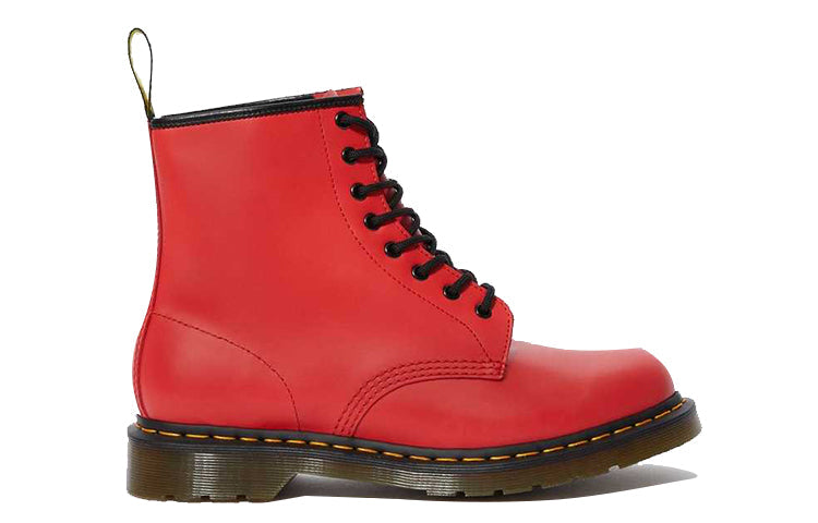 Dr. Martens 1460 Smooth Leather Lace Up Boots 'Red Black' 24614636