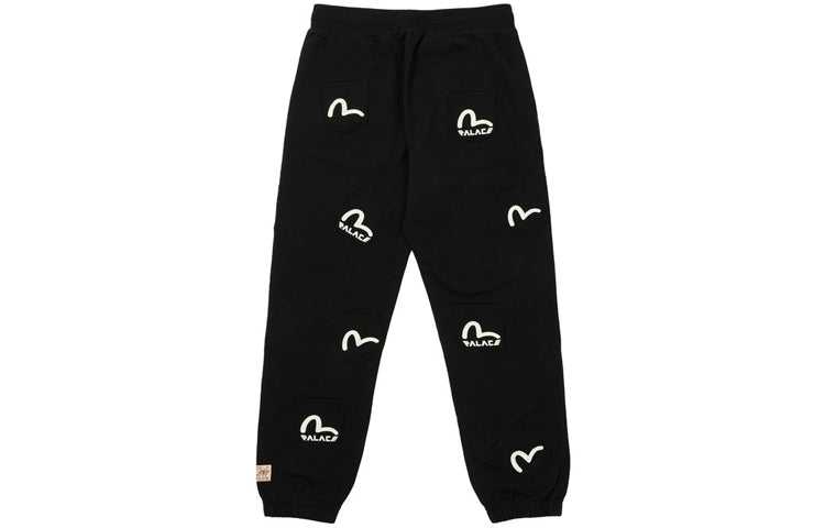 Palace X Evisu FW21 Multi Pocket Jogger Pants 'Black' P21EVJG003