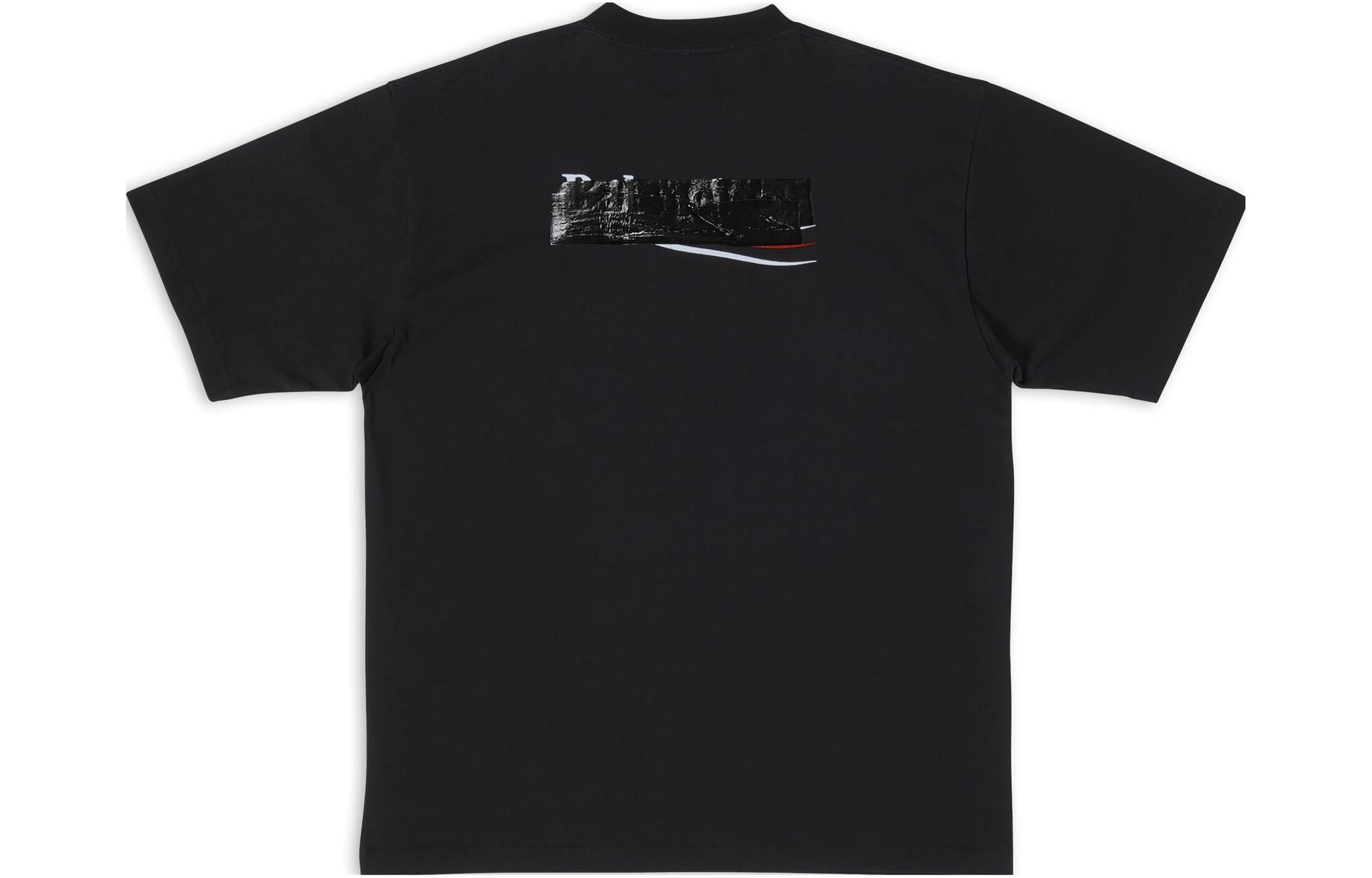 Balenciaga Gaffer T-Shirt Large Fit 'Black' 641675TNVG11089