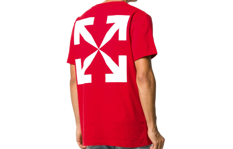 Off-White Pasca Arrows Short Sleeve Mens Logo OMAA027F20FAB0172540