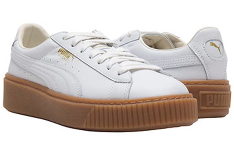 (WMNS) PUMA Basket Platform Core 'White' 364040-01