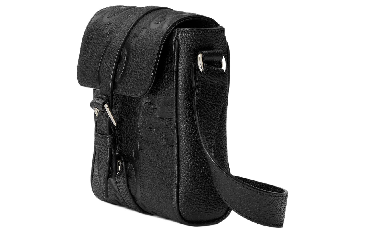 Gucci Jumbo GG Small Messenger Bag 'Black' 760235-AABY0-1000