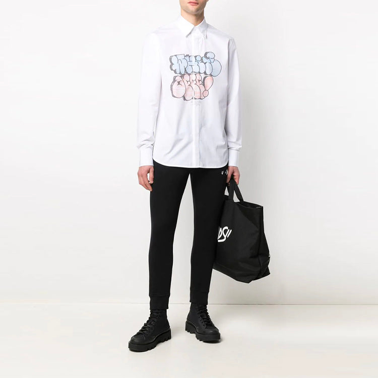 Off-White SS21 Logo Sports Long Pants Black OMCH035R21FLE0011001