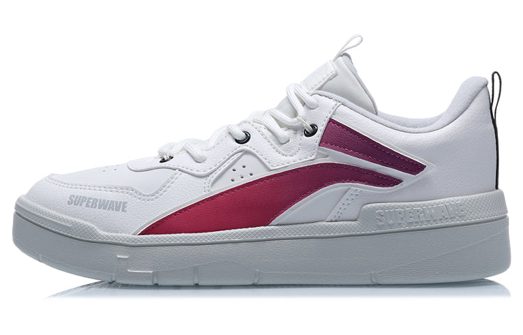 (WMNS) Li-Ning Superwave Low 'White Red' AGCQ228-2