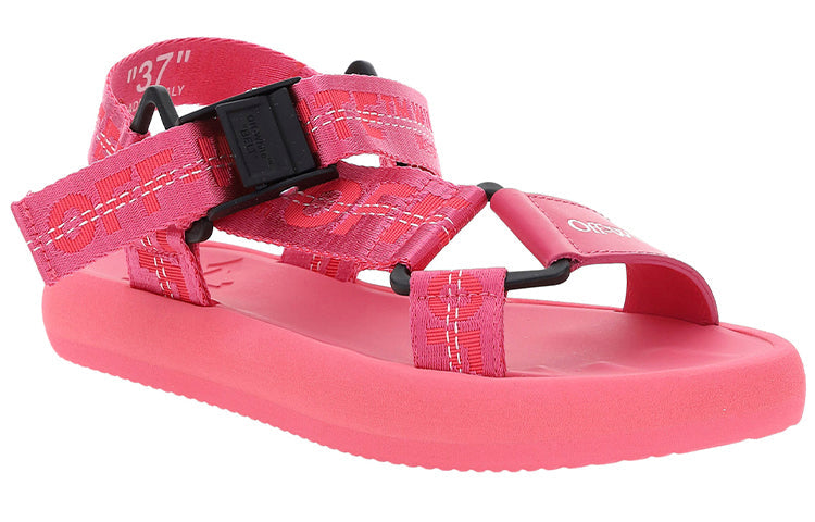 (WMNS) Off-White Nylon Trek Sandals Pink OWIH007R21FAB0013000