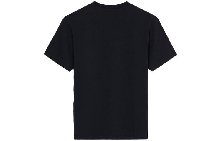 Men's KENZO Tiger Head Printing Round Neck Short Sleeve Black T-Shirt FB65TS0204YA-99
