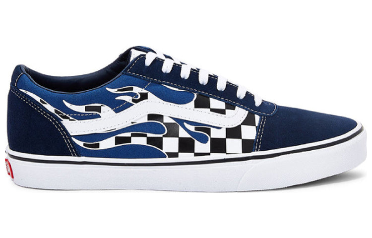 Vans Ward Classic Low Tops Casual Skateboarding Shoes Unisex Black Blue VN0A36EMWD6