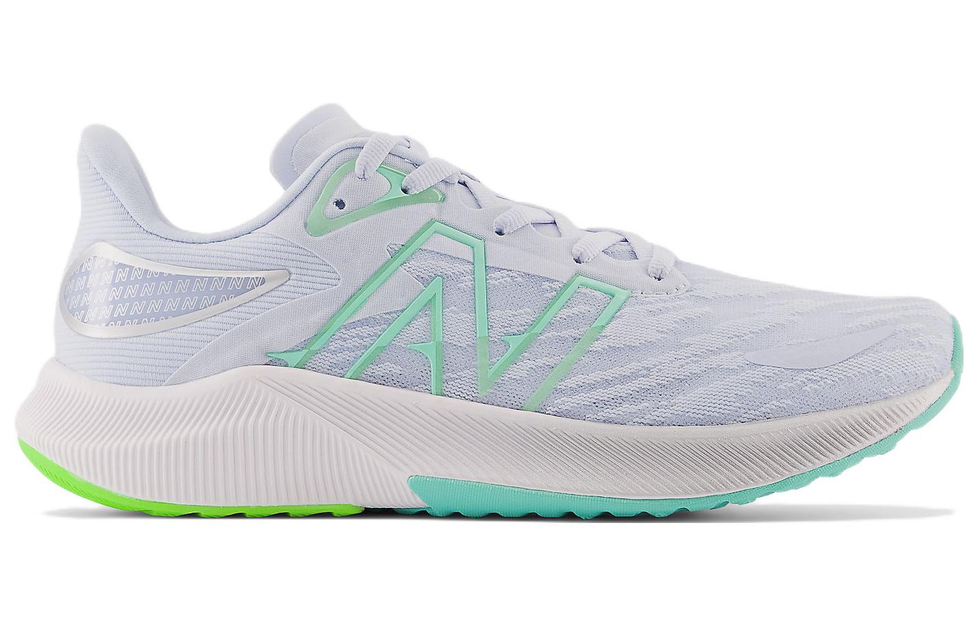 (WMNS) New Balance FuelCell Propel V3 'White Gray Green' WFCPRCL3