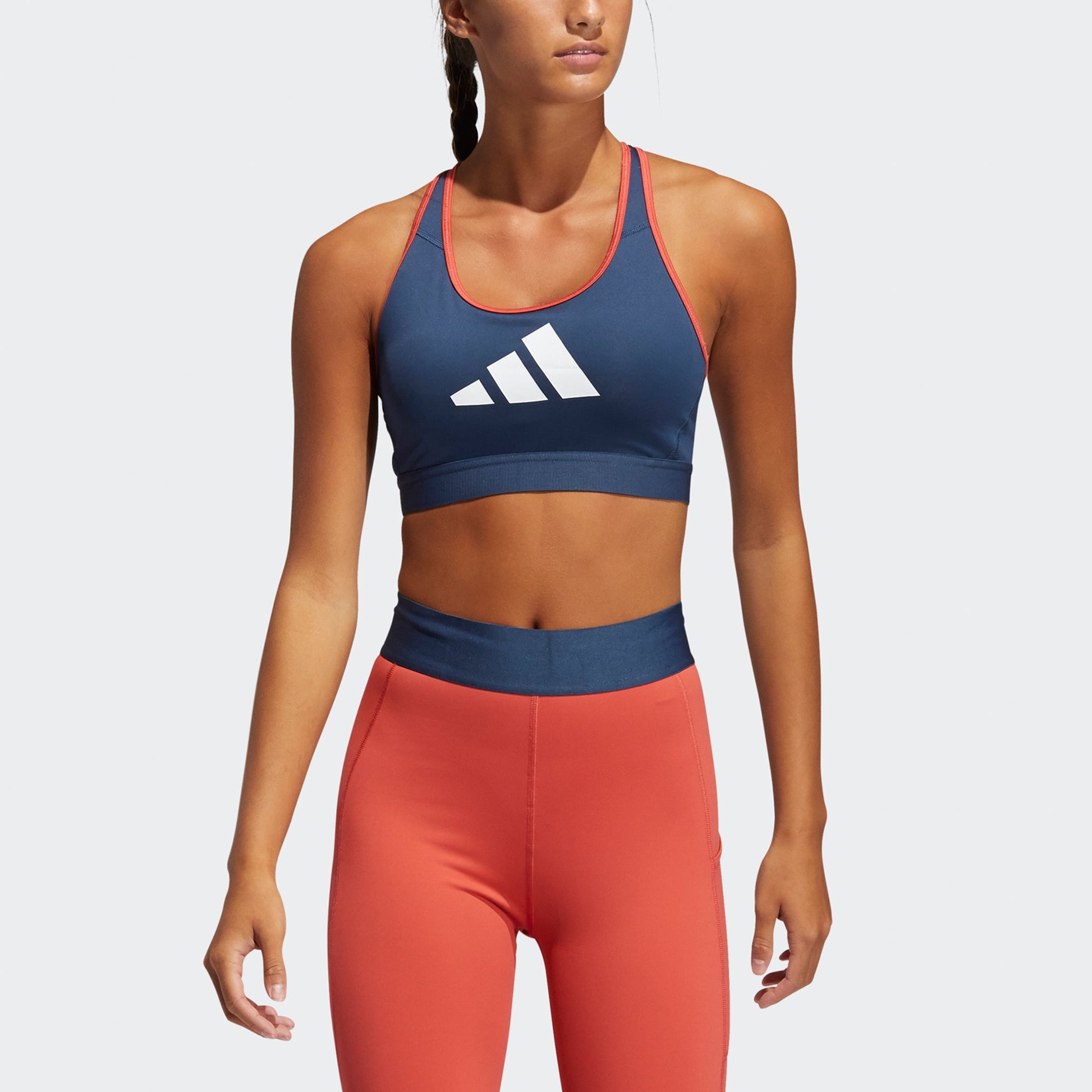 (WMNS) adidas Medium Support DonAsia Sizing 't Rest 3 Bra 'Blue White' GM6180